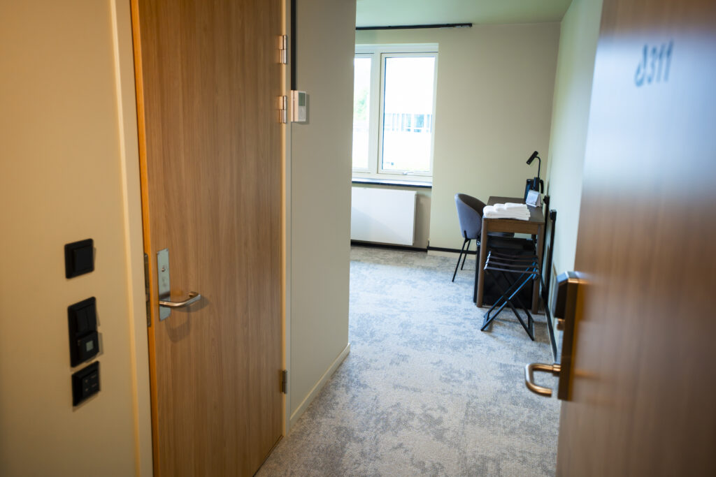 Inngang til HC-rom på Haraldsplass Gjestehus